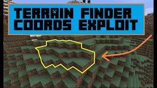 Terrain Pattern Finder v2 Coordinate Exploit 2b2t Very Fast 112116 [upl. by Brade]