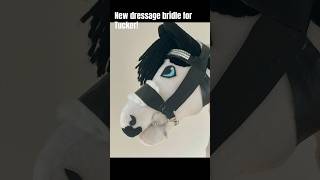 Made this new dressage bridle for my hobbyhorse hobbyhorse horse sports dressage equestrian [upl. by Atiuqnahs]