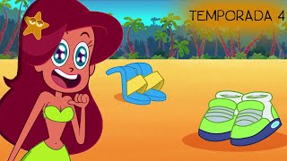 TEMPORADA 4 🔥 ZIG e SHARKO 🌴 Os sapatos novos 👟 Português Brasil  Cartoon for Kids [upl. by Yema]