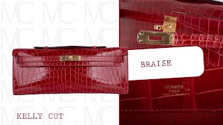 Hermès Kelly Cut Bag Braise Niloticus Crocodile A Luxury Icon • MIGHTYCHIC • [upl. by Batista596]