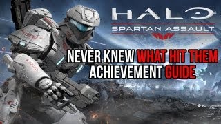 Halo Spartan Assault  Never Knew What Hit Them Achievement Guide [upl. by Nosyrb11]