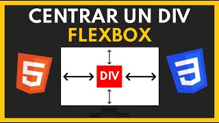 👉como CENTRAR un DIV con FLEXBOX en Visual Studio Code [upl. by Rhines]