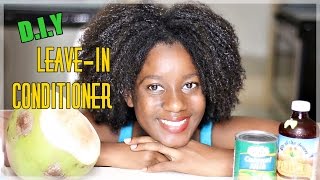 DIY Leave in Conditioner for DRY DULL Natural Hair and Hair GROWTH [upl. by Amles]