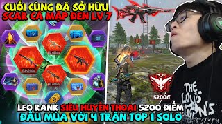 HÙNG AKIRA ĐÃ SỞ HỮU SCAR CÁ MẬP ĐEN LV7 VÀ LEO RANK SIÊU HUYỀN THOẠI VỚI 4 TRẬN TOP 1 SOLO ĐẦU MÙA [upl. by Mcnair]