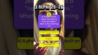 3 Nephi 2026 Quiz Part 1 [upl. by Hauhsoj501]