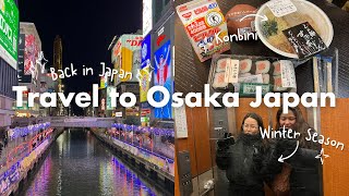 Osaka travel vlog 🇯🇵 Back in Japan — flying to Osaka travel requirements amp where to stay [upl. by Philipines]