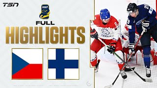 Czechia vs Finland FULL HIGHLIGHTS  2024 World Junior Championship Bronze Medal Game [upl. by Mohammed]