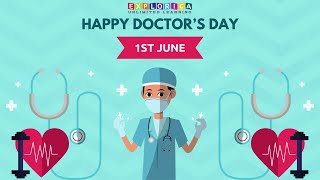 Happy Doctors Day2024  Explorica Premium School [upl. by Nosredneh]