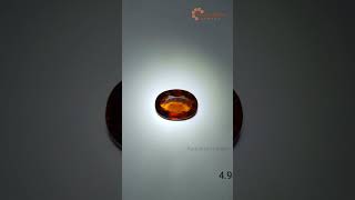 Natural Hessonite Garnet Gemstone • 9987835118 [upl. by Teraj]