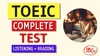 TOEIC Listening amp Reading Practice Test 2024 Full Exam with Answers [upl. by Iams541]