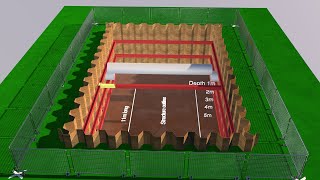 Foundation construction step by step Part 1 of 3 Deep Excavation [upl. by Olva]