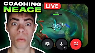 I LIVECOACHED NEACE ON HECARIM [upl. by Ellerahs]