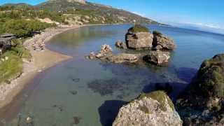 Porto Azzuro Beach Bar Restaurant  Vassilikos Zakynthos Zante Island Greece [upl. by Elpmid]