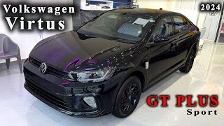 Volkswagen Virtus GT Plus Sport 2024  Features  Price  Mileage  Interior  Exterior [upl. by Wolfie]