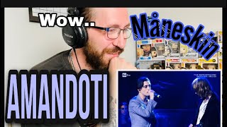 METALHEAD REACTS Måneskin  AMANDOTI LIVE omg [upl. by Hilaria]