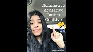 Nominativo acusativo dativo e genitivo [upl. by Robbi278]