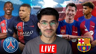 PSG vs BARCELONA LIVE CHAMPIONS LEAGUE REACTION [upl. by Itsur]