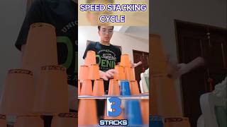 A Crazy Fast Speed Stacking Cycle in 5856 Seconds shorts [upl. by Yran317]