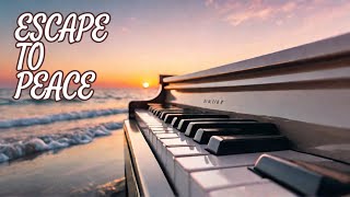 Calming Sea Waves amp Melodic Piano Bliss An Escape to Peacequot [upl. by Elisa]