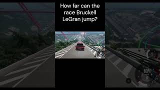 How far can a Bruckell LeGran jump of a ramp in BeamNG drive [upl. by Ibson]