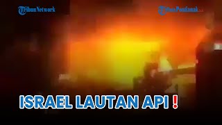 Eilat Lautan Api❗Kota Israel Luluh Lantak Dirudal Houthi Yaman [upl. by Nareik]