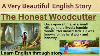 Improve your English Learn a very beautiful story in English  Grade reader quotA HONEST WOODCUTTERquot [upl. by Balfore]