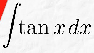 Integral of tanx with usubstitution  Calculus 1 Exercises [upl. by Ilatfan]