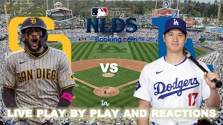 San Diego Padres vs Los Angeles Dodgers Live PlayByPlay amp Reactions  NLDS Game 5 [upl. by Rats502]