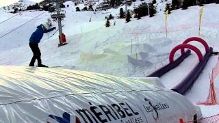 Meribel Yeti Snow Park January 2016 [upl. by Nur947]