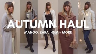 AUTUMN HAUL  MANGO ZARA HampM  LOOKBOOK [upl. by Annoel]