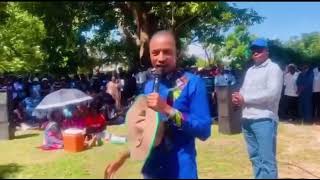 Gift Ostallos Siziba addressing people in Manicaland [upl. by Maurice]