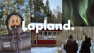 lets go to lapland  tree cabin northern lights amp reindeers [upl. by Marcelia]