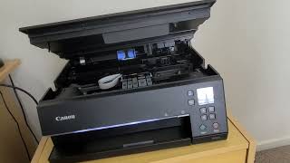 Canon Pixma TS6360a how to replace ink cartridges [upl. by Valoniah120]