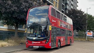 FRV Stagecoach London Route 296 Ilford Broadway  Romford Station E400 MMC 10306 YY15 OYX [upl. by Macknair]