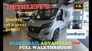 Dethleffs Globetrail Advantage 600 DS 2024 4K Full walkaround  Quality at a great price [upl. by Idolah]