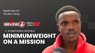 Siyamthanda Wophela ready to face the experienced Thabo Moabi  Boxing 5 Promotions [upl. by Yolande]