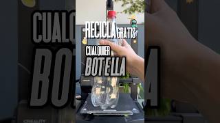 Recicla botellas y salva al mundo 🌎  Como reciclar botellas y hacer filamento para impresoras3D [upl. by Nuajed]