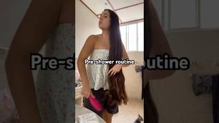 Preshower routine for long amp healthy hair haircare hairgrowth longhair hairoil [upl. by Liahus]