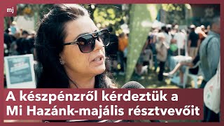 A készpénzről kérdeztük a Mi Hazánkmajális résztvevőit [upl. by Hedve]