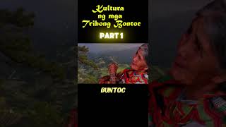 Kultura ng mga Tribong Bontoc Part 1 shorts [upl. by Aifos942]