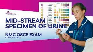 NMC OSCE  Mid Stream Specimen of Urine  OSCE Guide [upl. by Atirehgram]