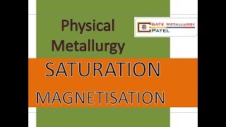 SATURATION MAGNETISATION explanations with examples including gate problem [upl. by Fanchet10]