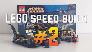 LEGO Speed Build 2 · 76034 DC Comics Super Heroes  The BatBoat Harbour Pursuit [upl. by Mcallister]