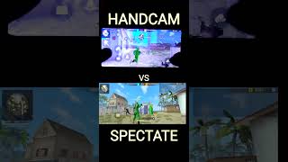 handcam vs spectate gameplay 💪shorts freefire [upl. by Acinoed987]