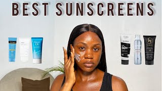 THE BEST SUNSCREENS FOR WOC IN 2023  BEST SUNSCREENS FOR DARK SKIN [upl. by Langelo270]