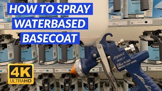 How To Spray Waterborne  Waterbased Basecoat Episode 4 Car Spray Painting For Beginners DIY Series [upl. by Rosmarin468]