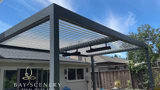 Custom Louvered Pergola [upl. by Anawaj815]