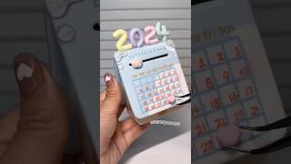 How to make calendar 2024 crafts handmade craft diy art [upl. by Derron96]