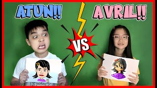 ATUN VS AVRIL LOMBA MENGGAMBAR LAGI  SIAPA MENANG  Feat sapipurba Roblox [upl. by Tutto836]