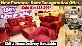 New Furniture Store Inauguration Offer In Hyderabad  100 Surprise Gifts  Sofa Set ₹25999 [upl. by Zack]